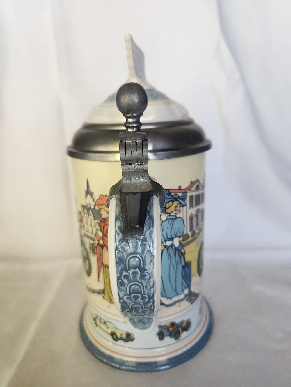 Villeroy & Boch Mettlach Centennial Car Beer Stein - Picture 3 of 14